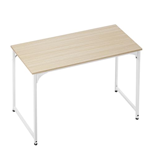T-LOVENDO.ES Mesa Escritorio Madera 80x40cm para Ordenador, Oficina Hogar Estudio, Estructura Metálica Fuerte, Diseño Moderno Minimalista, Escritorio Trabajo Compacto, Montaje Rápido y Estable