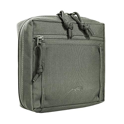 Tasmanian Tiger TT TAC Pouch 5.1 Bolsillo Adicional para Mochilas Compatible con Sistema Molle para EDC, Herramientas o pequeños botiquines, 15 x 15 x 6 cm Stone-Grey-Olive IRR